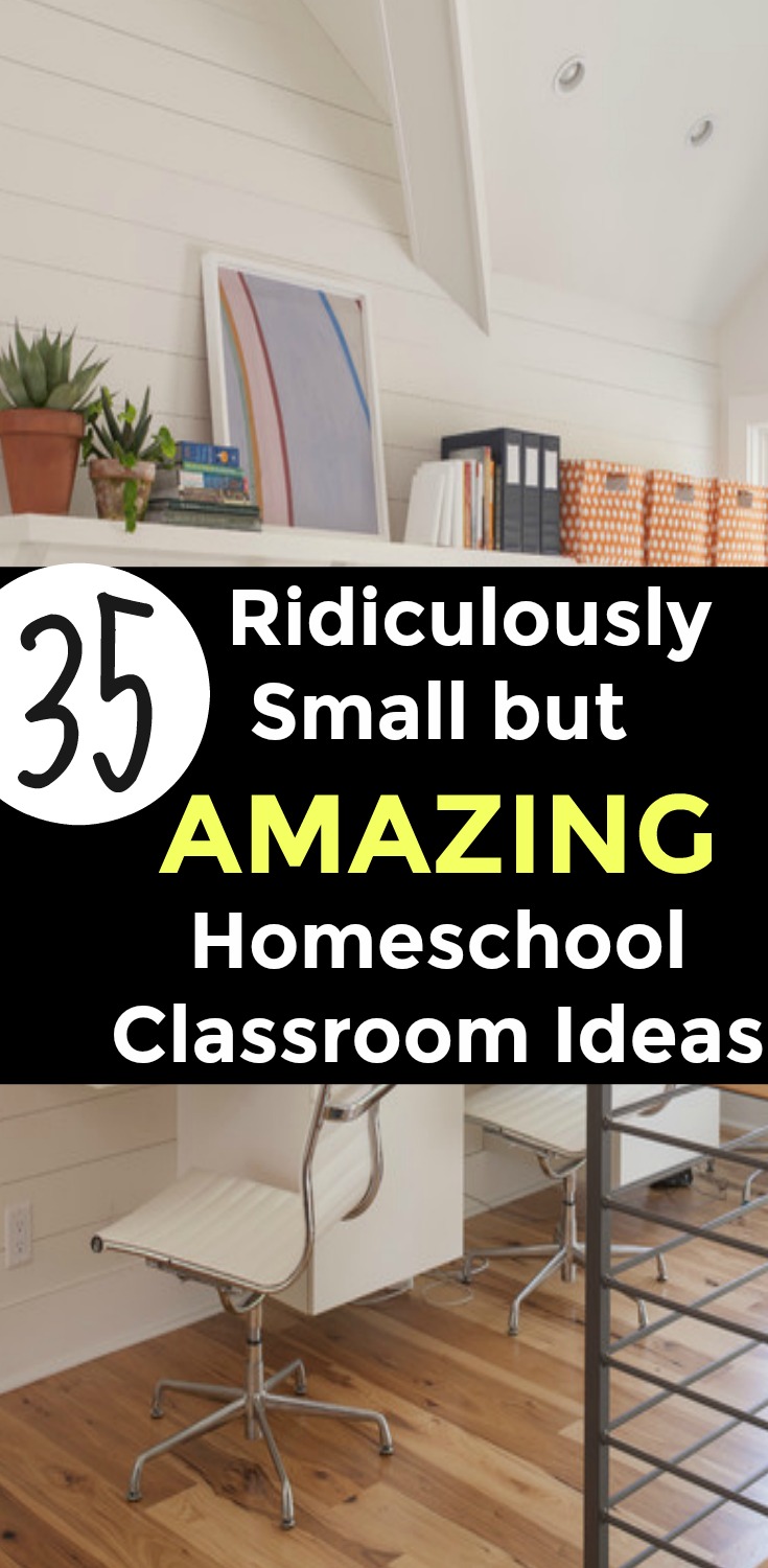 35 Amazing Homeschool Room Ideas For Small Spaces