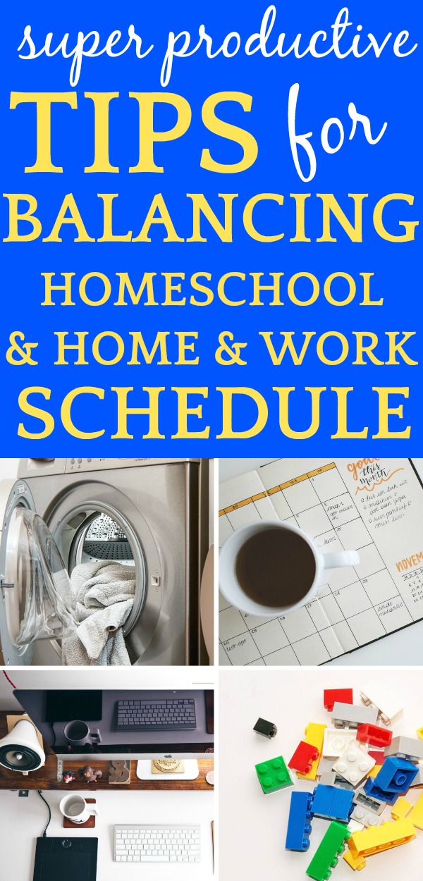 Balancing Homeschool and Housework (and Work)