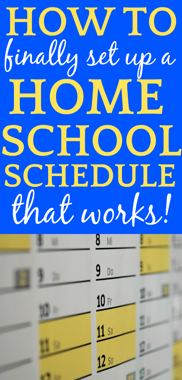Homeschool Balance and a Homeschool Schedule That Works