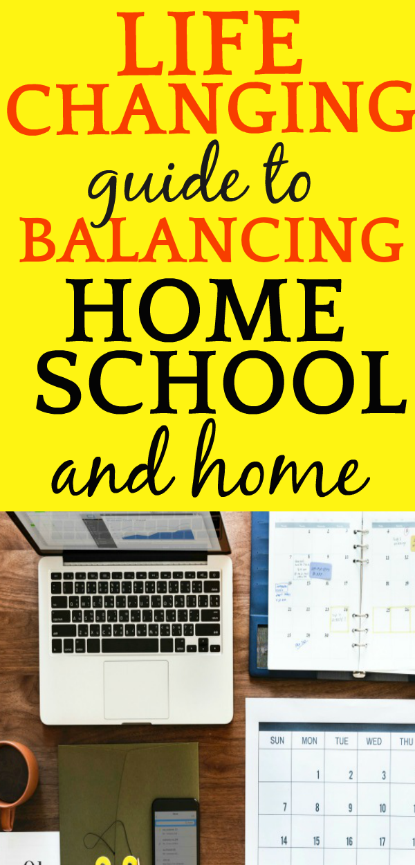 Schedule for Homeschooling + FREE Printable Planner! | If you\'re struggling with balancing homeschooling and home (and maybe even work), check out this scheduling for homeschooling and grab the LIFE-CHANGING FREE GUIDE for Balancing Homeschooling and Home! GET IT NOW WHILE IT\'S STILL FREE! #homeschool #homeschooling #homeeducation #homeschoolschedule #balance #wahm #freeprintables #printables #printableplanner