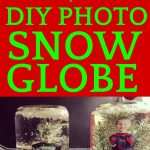 How to Make a Snow Globe with Picture Inside 2 homemade snow globes with pictures of boys inside jars