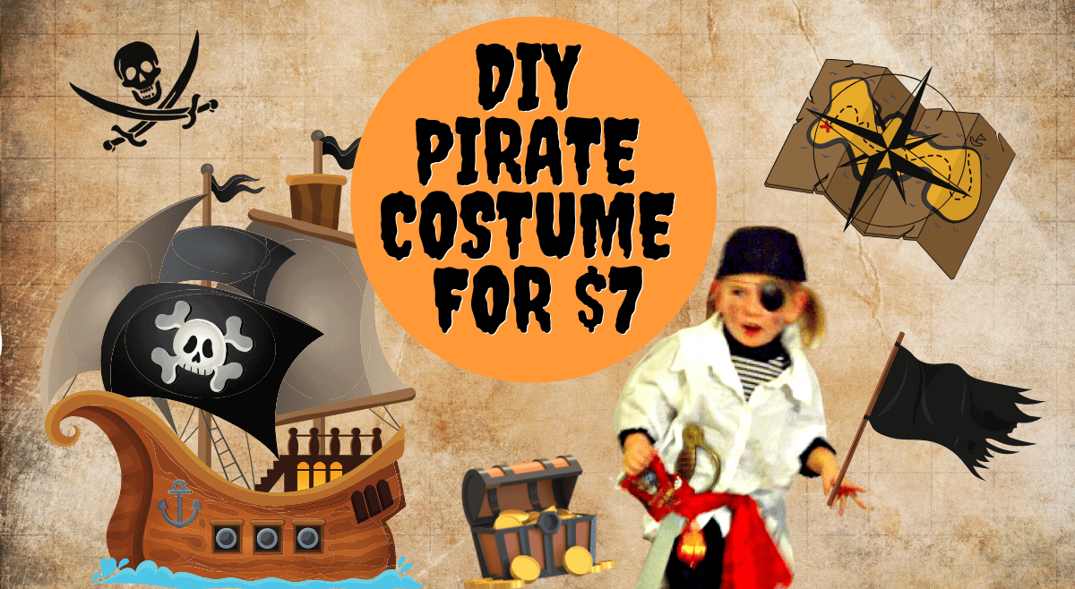 DIY Easy Pirate Costume for Talk Like a Pirate Day