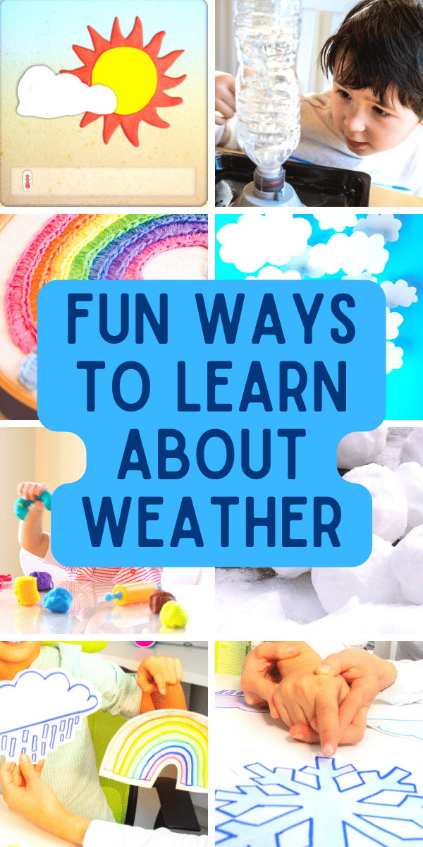 Awesome activities about weather for kids