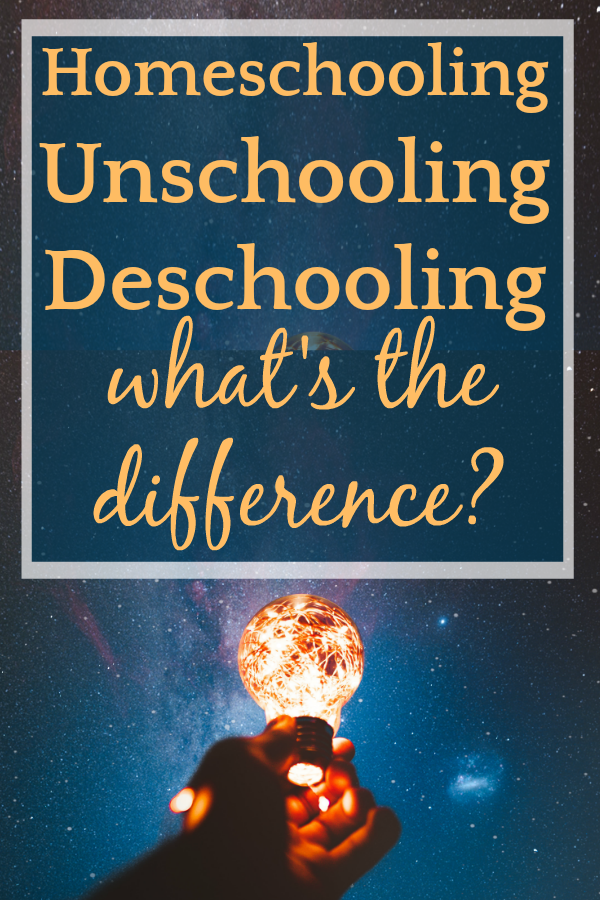 Homeschooling vs Unschooling vs Deschooling: Important Differences You Need To Know #homeschool #homeschooling #unschooling #education #school #parentingtips #howtohomeschool #homeschoolingrequirements #teaching #learning