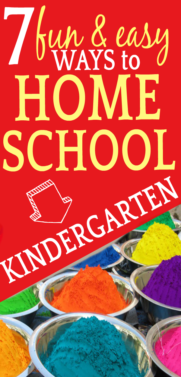 7 FUN & EASY Ways to Homeschool Kindergarten and Preschool (Without Crushing Creativity) bowls of different colored powdered paint waiting to be mixed