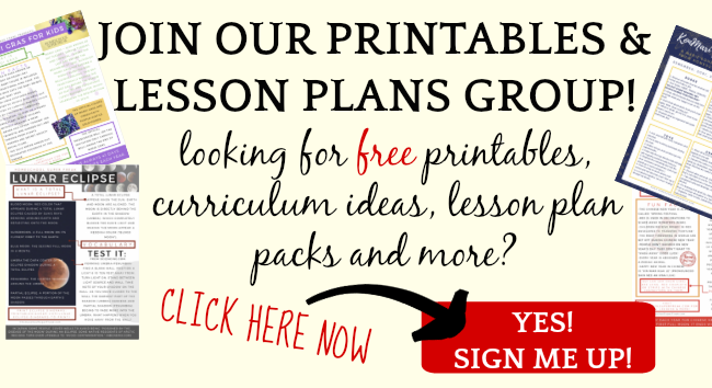 GET FREE PRINTABLES & CURRICULUM INFO!