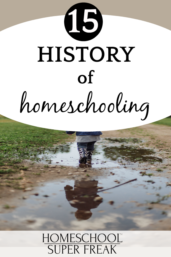 #15 IN HOW TO HOMESCHOOL SERIES: History of Homeschooling child's legs stomping in a mud puddle