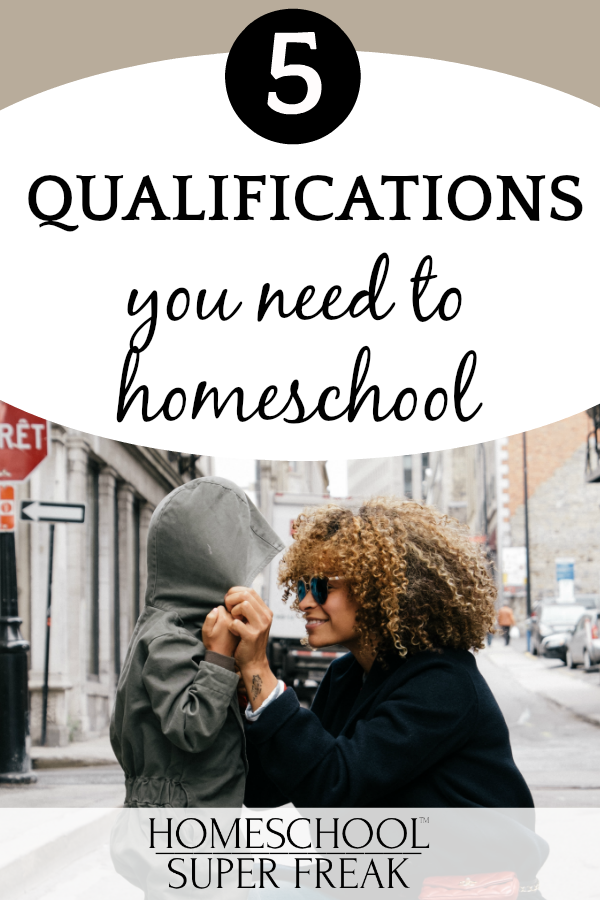 #5 IN HOW TO HOMESCHOOL SERIES: What Qualification Do You Need to Homeschool? mom adjusting the coat hood of a child