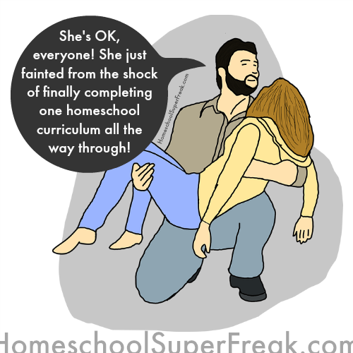 Funny Homeschooling Memes #18: When You Finally Find the Best Homeschool Curriculum (and Finish It!)