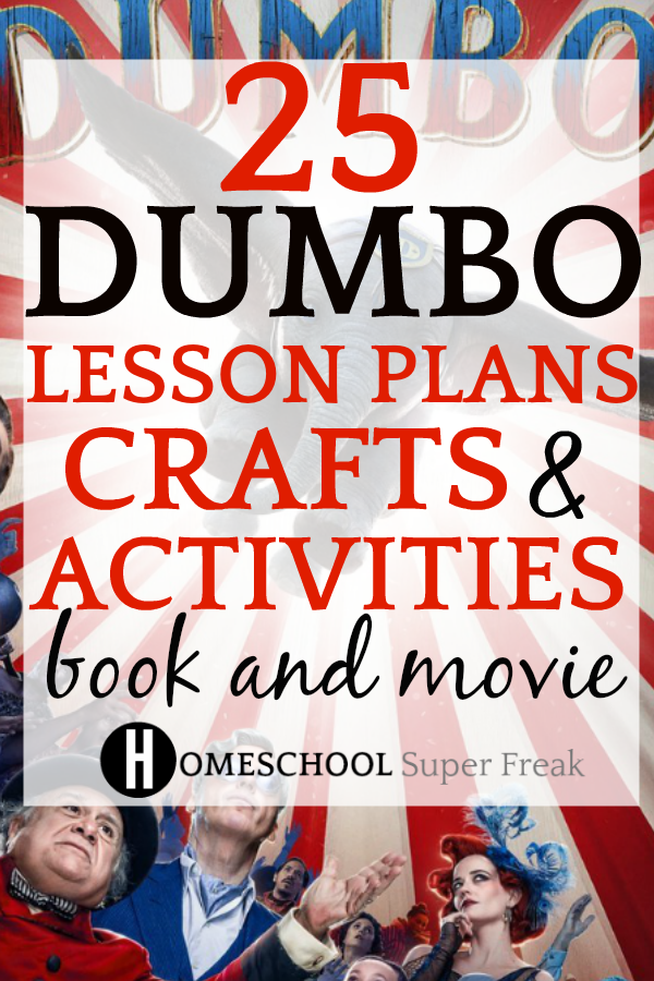 25 Dumbo Lesson Plans, Crafts, Activities (Book and Movie)
#dumbo #books #booklists #reading #readinglist #movies #teachwithmovies #teacher #familymovienight #theme #homeschoolcurriculum #homeschool #homeschooling #homeschoolers #childrensbooks
