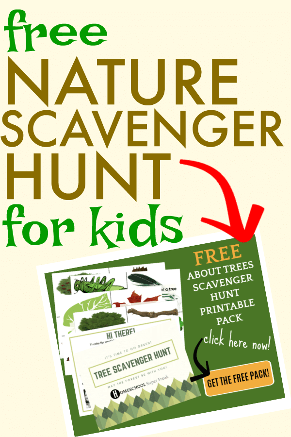 FREE Nature Scavenger Hunt for Kids FREE Nature Scavenger Hunt for Kids