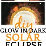 Solar Eclipse for Kids: How To Make DIY Solar Eclipse Shirts Step By Step - Solar Eclipse for Kids | DIY Solar Eclipse Glow-in-the-Dark T Shirt with text over it