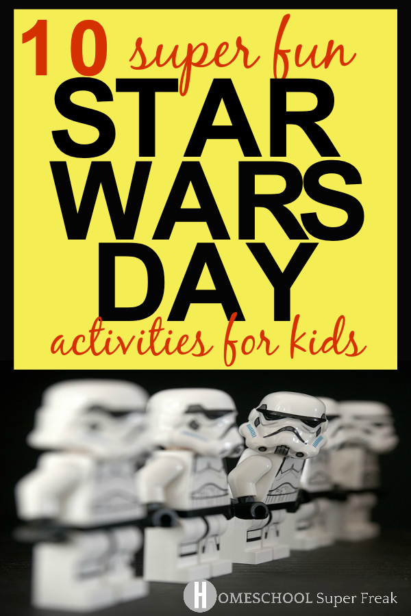 10 Fun Star Wars Day Activities for Kids: White Lego Star Wars Storm Troopers standing in a line