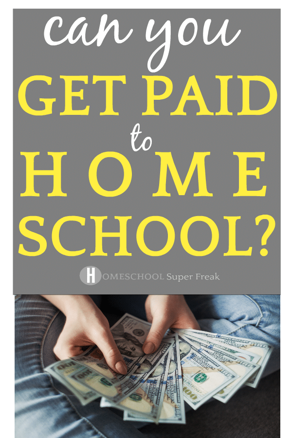 Do You Get Paid To Homeschool?: woman holding fanned out money