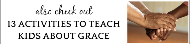 What is Grace? Teaching Kids Grace two adult hands holding onto each other