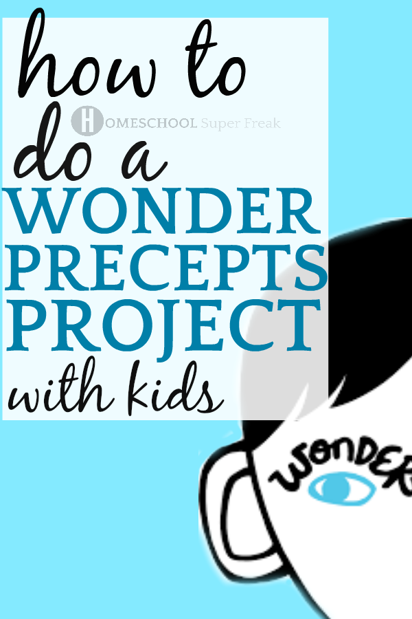 How To Do A Wonder Precepts Project (Step-by-Step) from Book and Movie