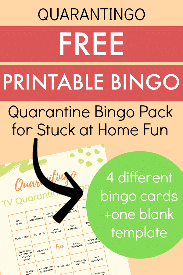 Free Printable Bingo Cards For Stuck At Home