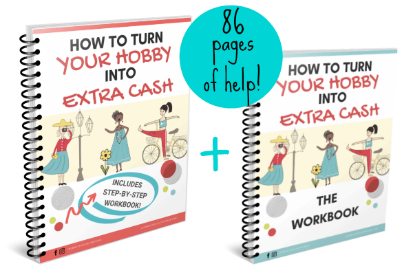 how make extra money online ebook cover with cartoon women