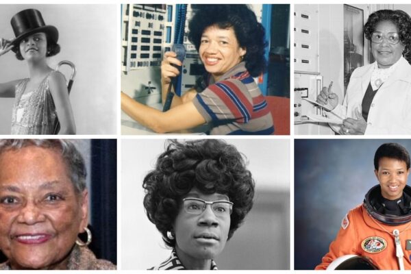 Black women in history lessons for kids with pictures of different African American heroes