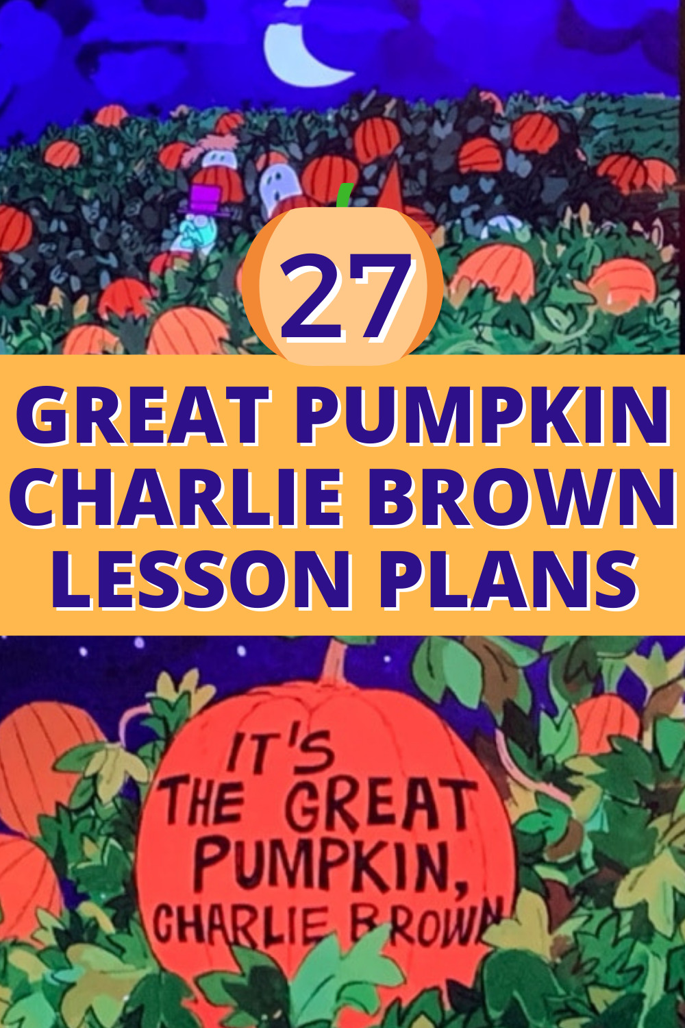 GREAT PUMPKIN CHARLIE BROWN LESSON IDEAS - It's The Great Pumpkin Charlie Brown Cartoon Images with text