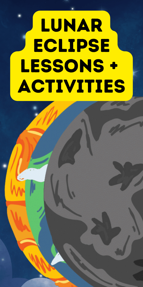 Fun Eclipse Activities for Kids - TEXT OVER GRAPHIC IMAGES OF ECLIPSE